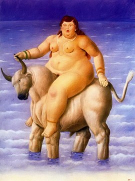 Artworks by 350 Famous Artists Painting - Rapto de Europa Fernando Botero
